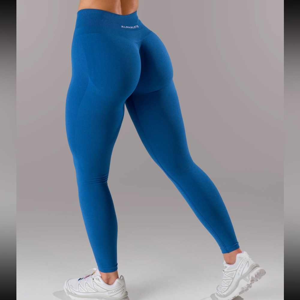 Alphalete Pump Leggings in Palace Blue